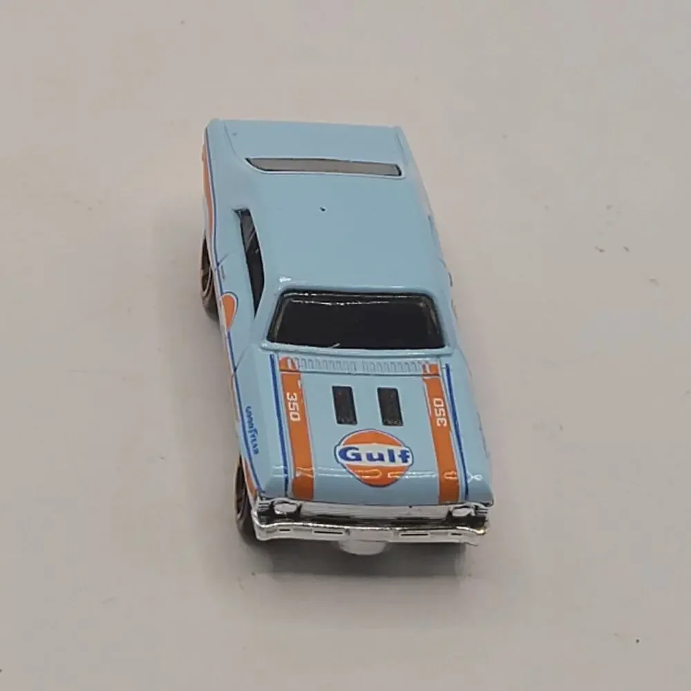 Hot Wheels - 1968 Chevy Nova - Blue - HW Speed Graphics Gulf - 67/250